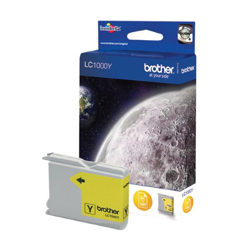 Brother LC1000Y - Giallo - originale - cartuccia d'inchiostro - per Brother DCP-350, 353, 357, 560, 750, 770, MFC-3360, 465, 5460, 5860, 660, 680, 845, 885